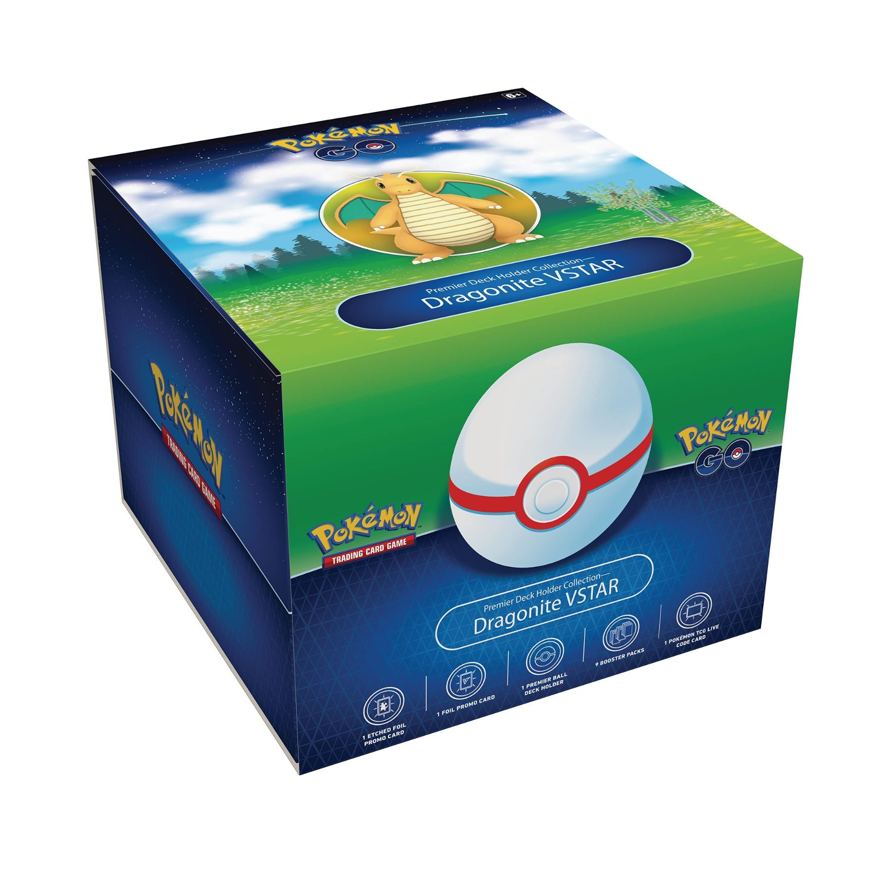 Pokemon GO premier deck holder collection dragonite vstar