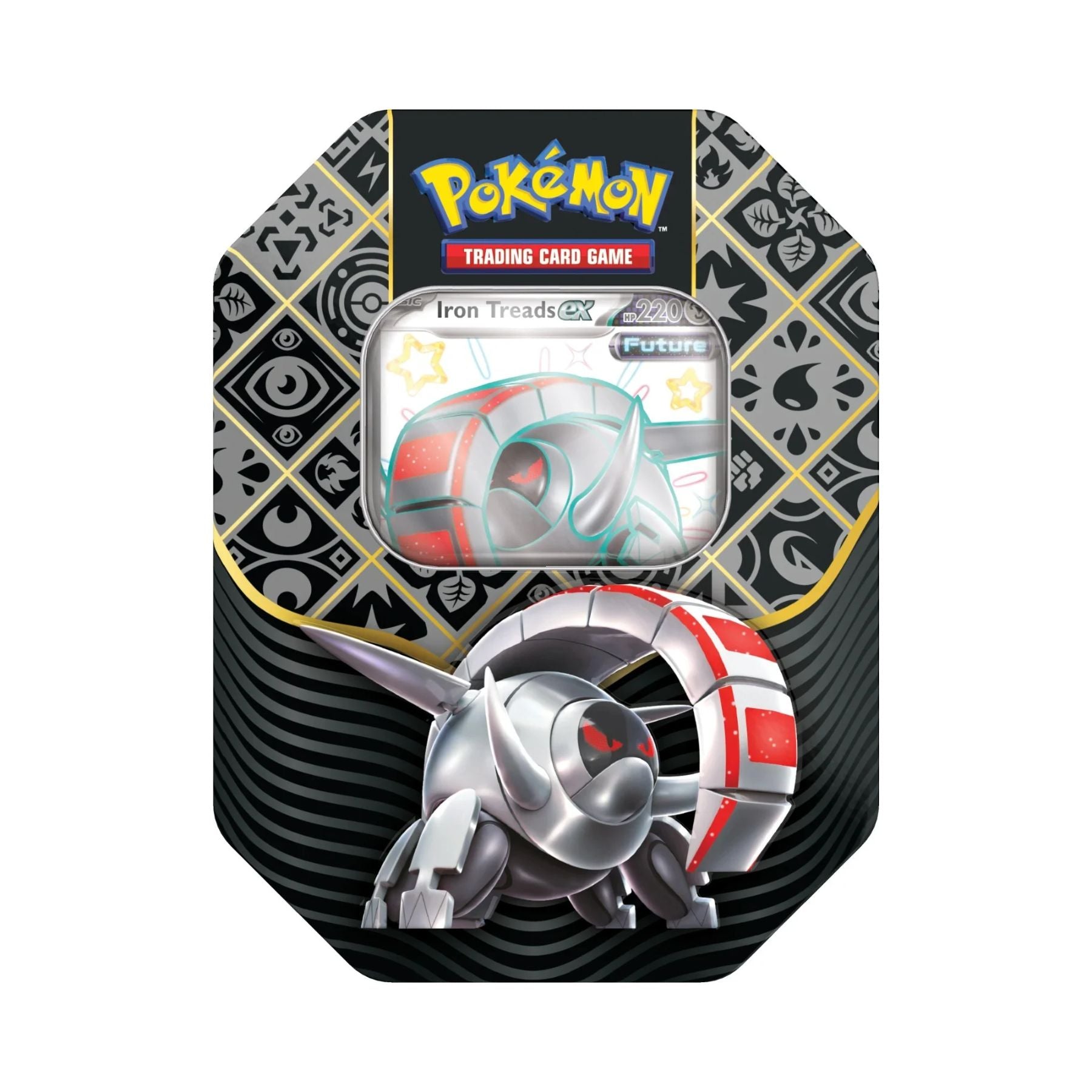Pokemon Paldean Fates Iron Treads EX Tin