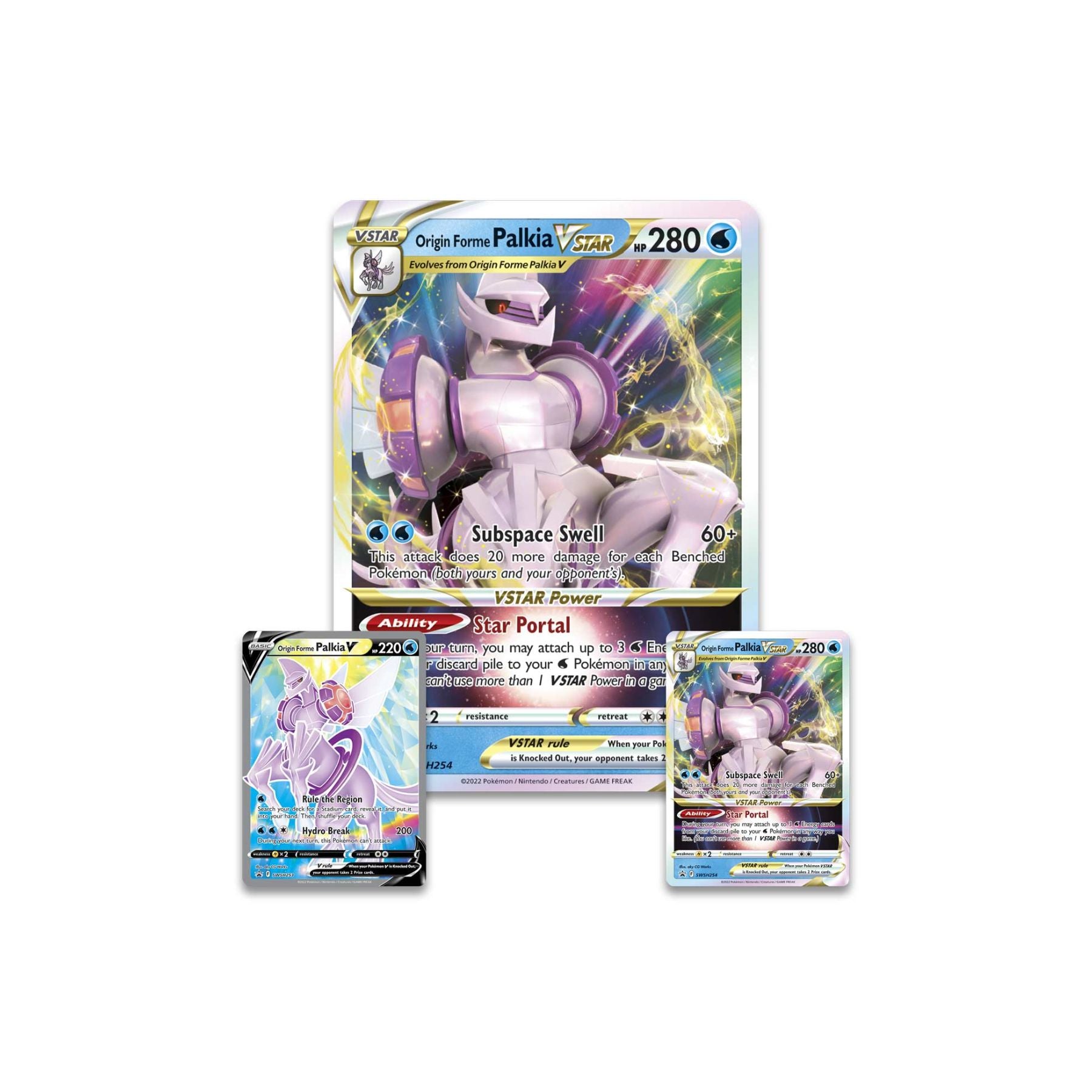 Pokemon Palkia VSTAR Premium Collection promo cards