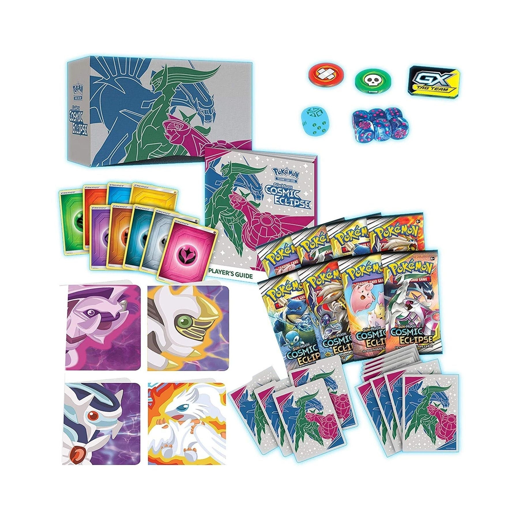 Pokemon Cosmic Eclipse Elite Trainer Box contents