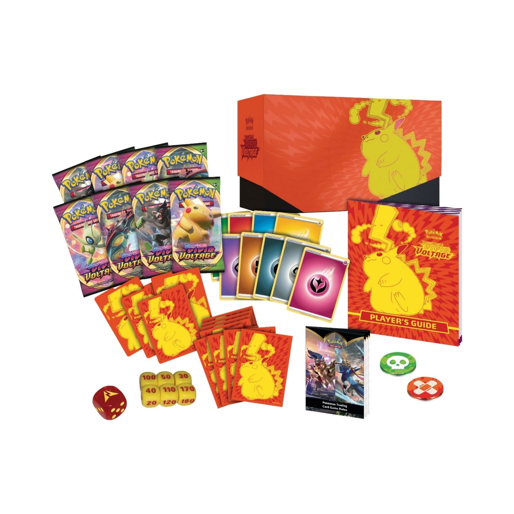 Pokemon Vivid Voltage Elite Trainer Box contents