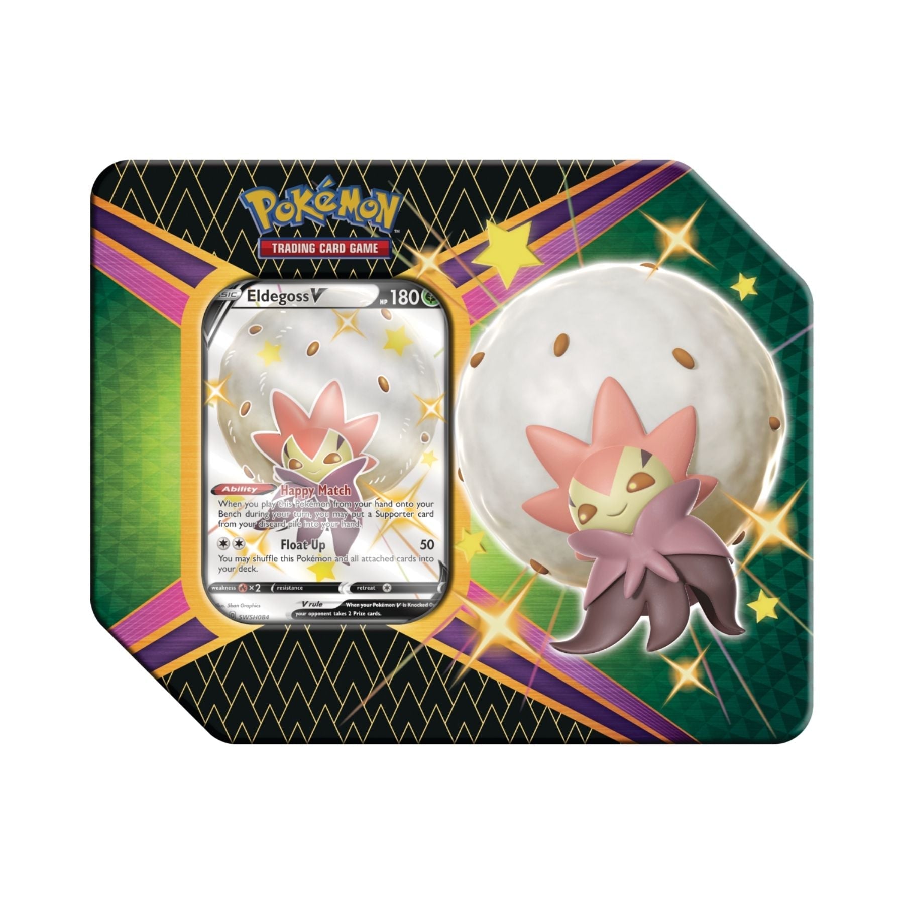 Pokemon Shining Fates Eldegoss V Tin