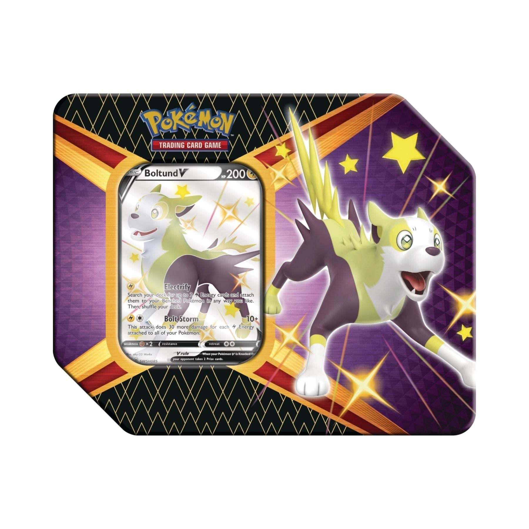 Pokemon Shining Fates Boltund V Tin