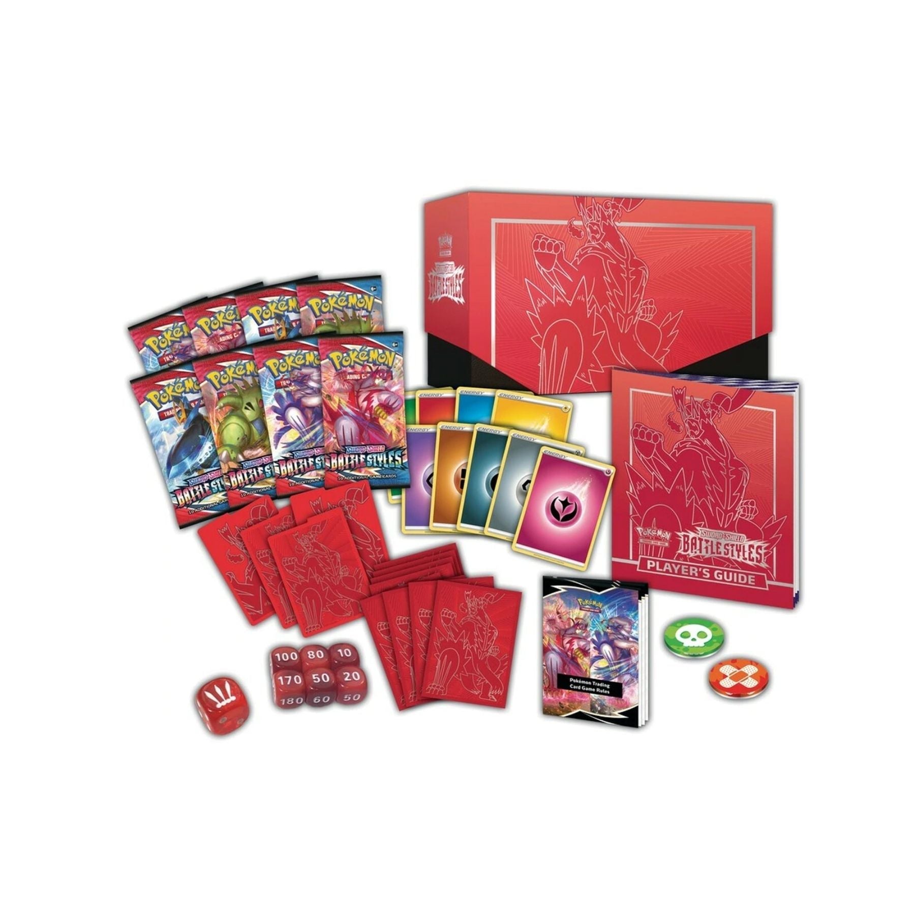 Pokemon Battle Styles Elite Trainer Box Single Strike contents