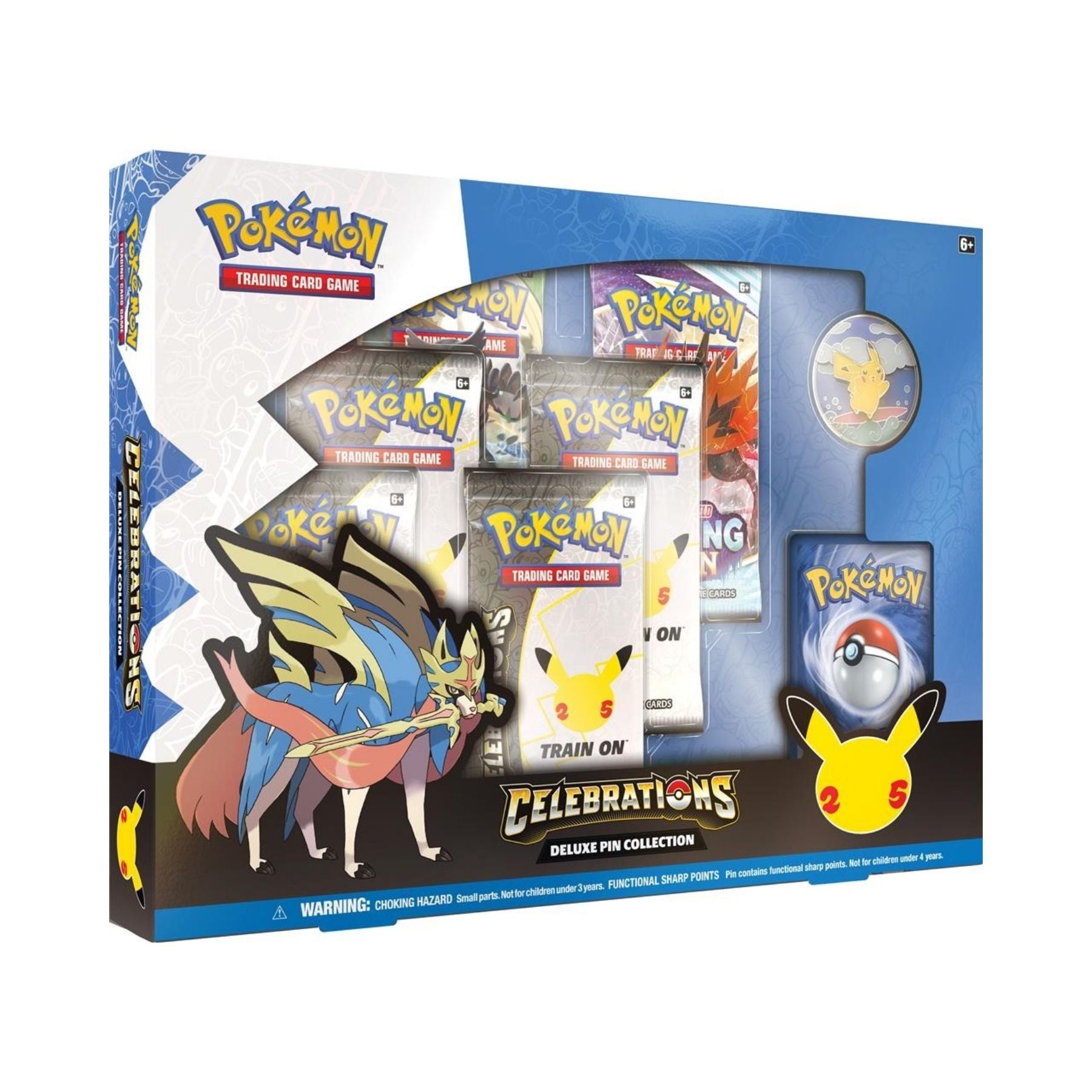 Pokemon | Celebrations | 25th Anniversary | Deluxe Pin Pokemon | Celebrations | 25th Anniversary | Deluxe Pin