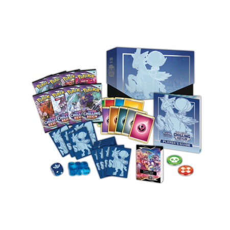 Pokemon Chilling Reign Elite Trainer Box Ice Rider Calyrex Content