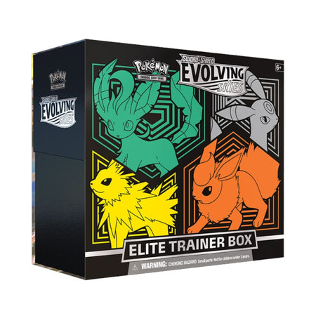 Pokemon Evolving Skies Elite Trainer Box Leafeon/Umbreon/Jolteon/Flareon