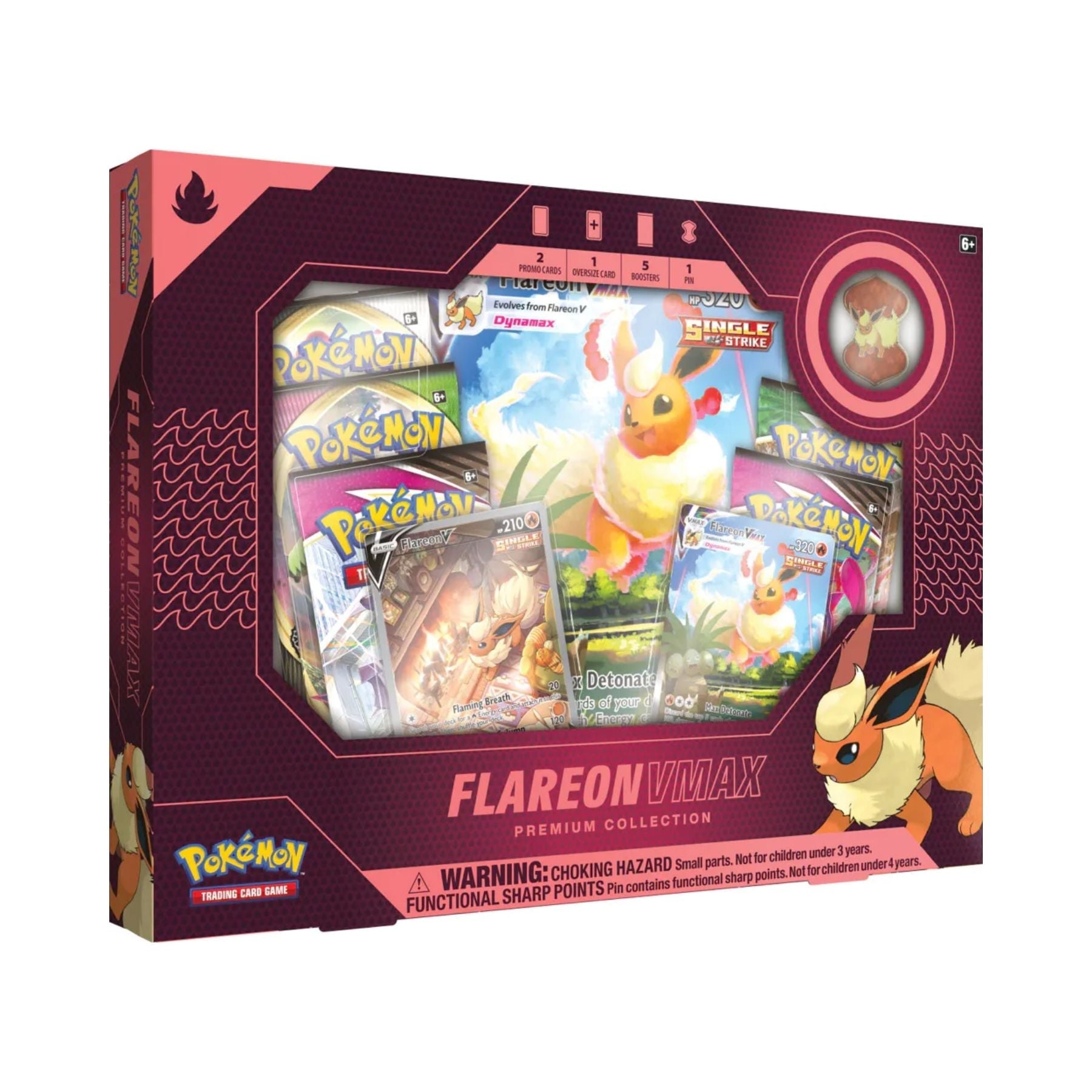 pokemon booster pack vmax Pokemon | Flareon VMAX Premium Collection