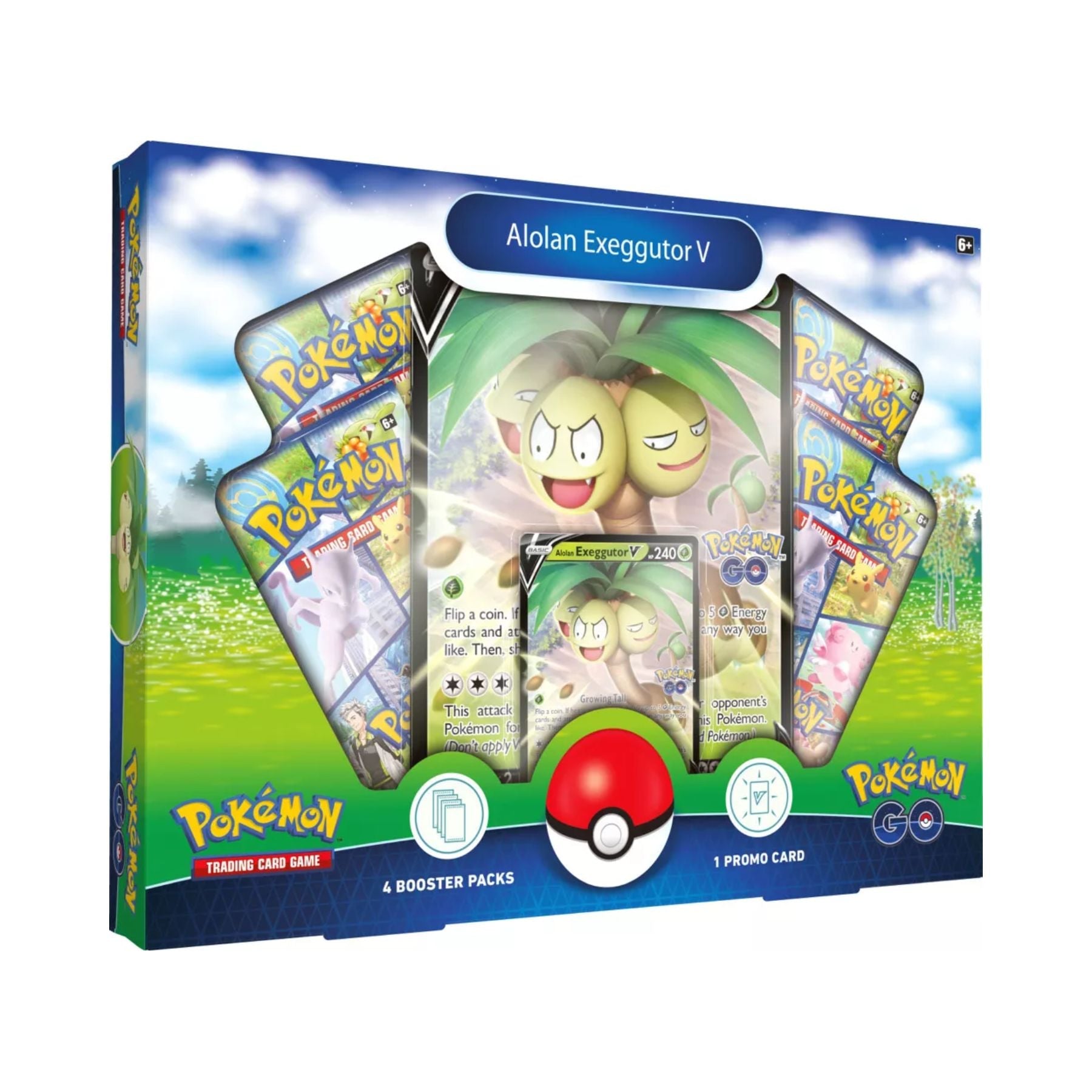 Pokemon GO | Collection Box | Alolan Exeggutor V | Pokeflip Pokemon GO | Collection Box | Alolan Exeggutor V | Pokeflip