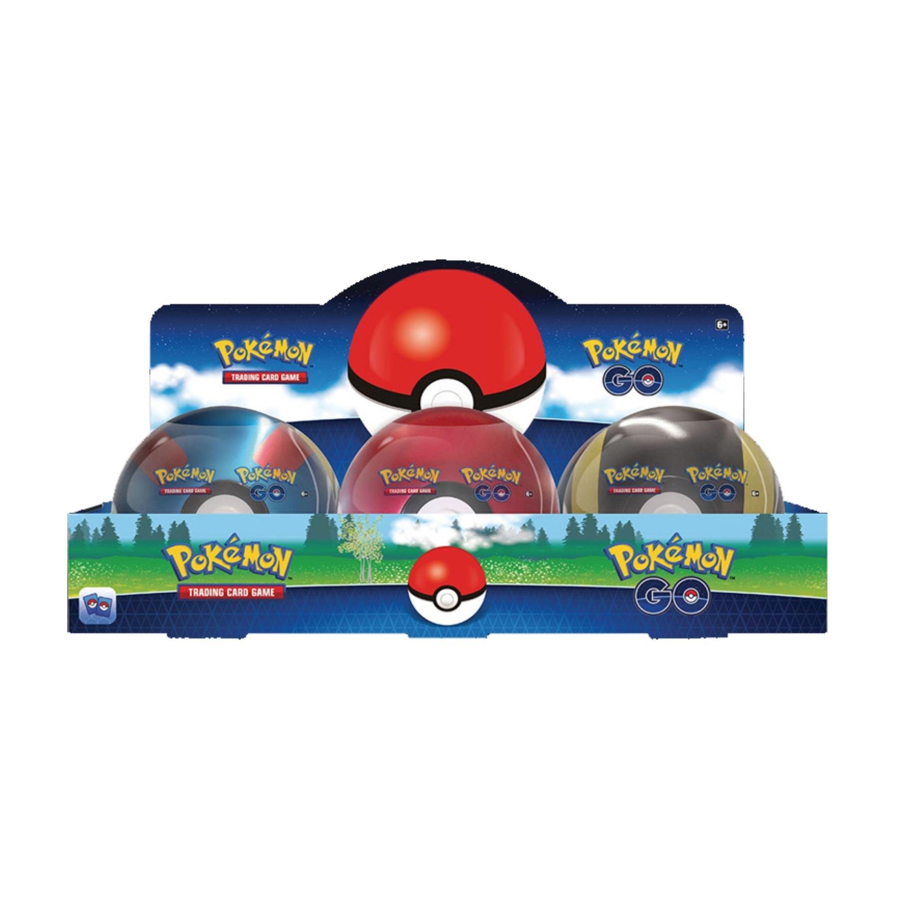 Pokemon GO | Pok Ball Tins | Display of 6 | Pokemon TCG Pokemon GO | Pok Ball Tins | Display of 6 | Pokemon TCG