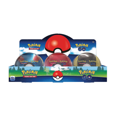 Pokemon GO Poké Ball Tins Display of 6