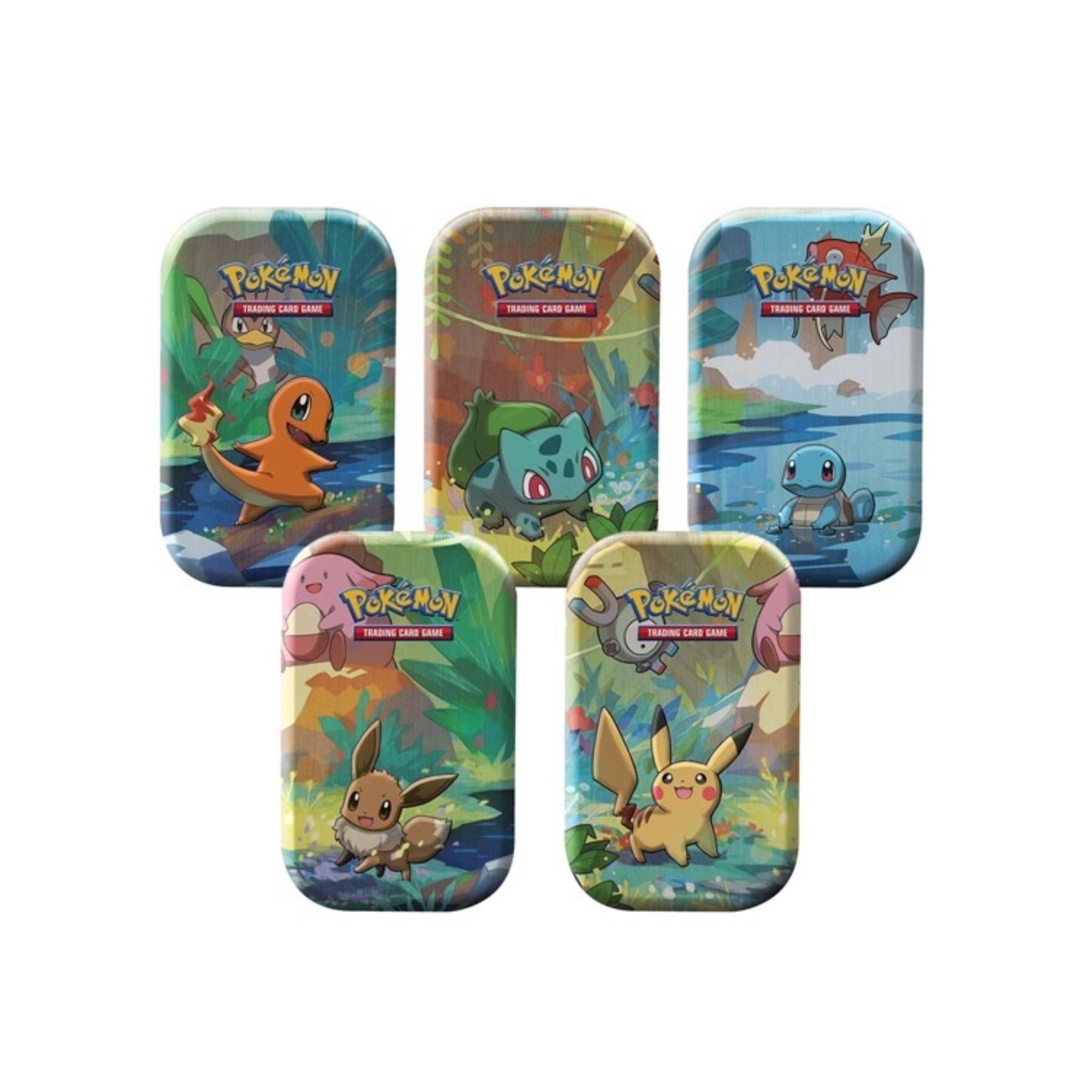 Pokemon Kanto Friends Mini Tins