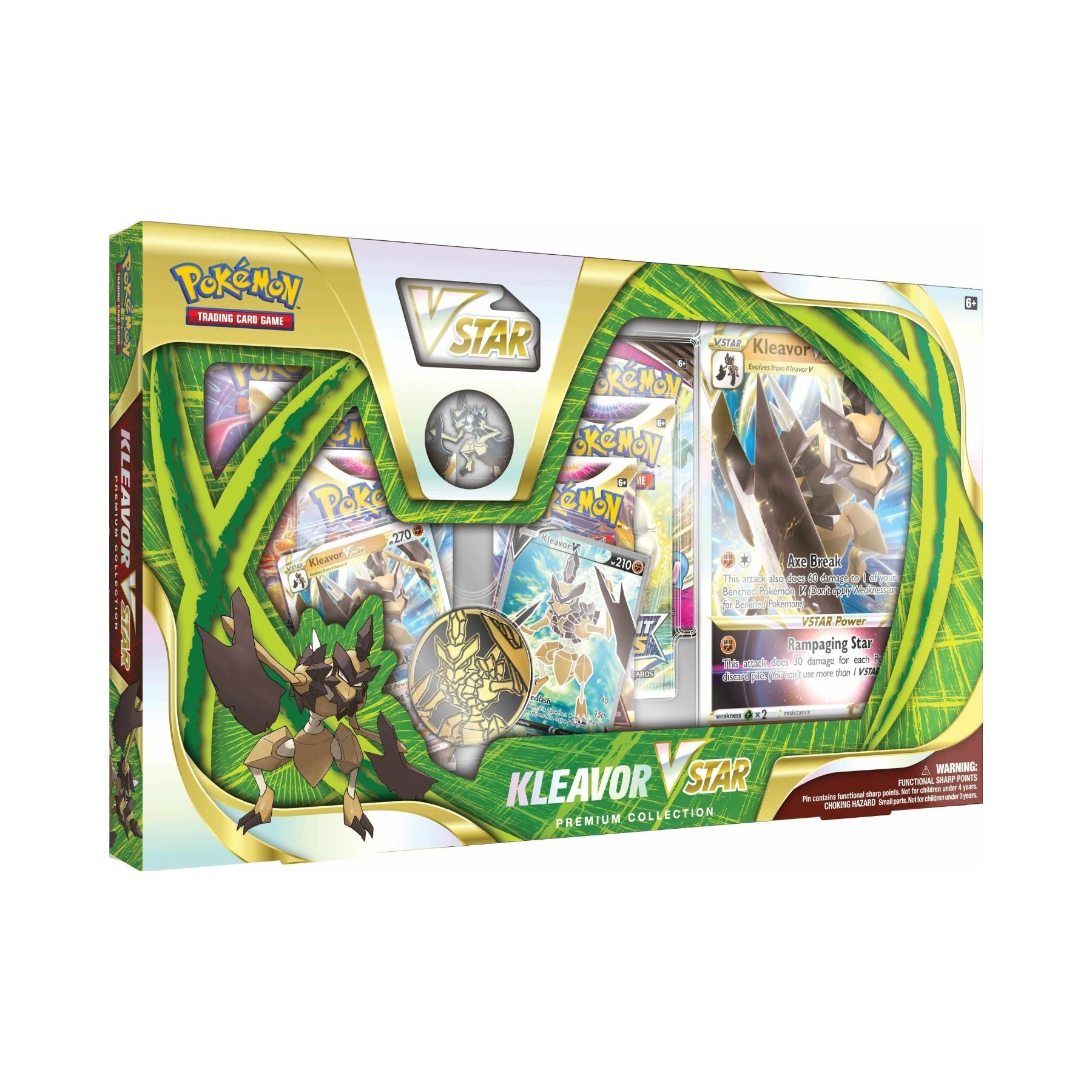 Pokemon | Premium Collection | Kleavor VSTAR | Pokemon TCG Pokemon | Premium Collection | Kleavor VSTAR | Pokemon TCG