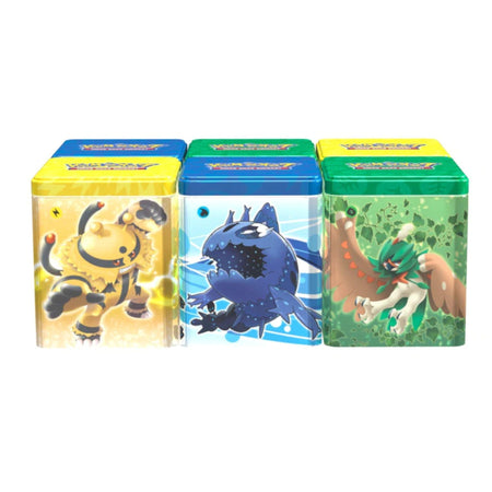 Pokemon Stacking Tins Display of 6 Tins