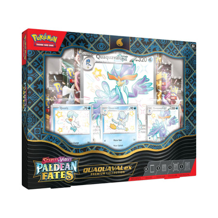 Pokemon Paldea Fates Premium Collection Quaquaval EX
