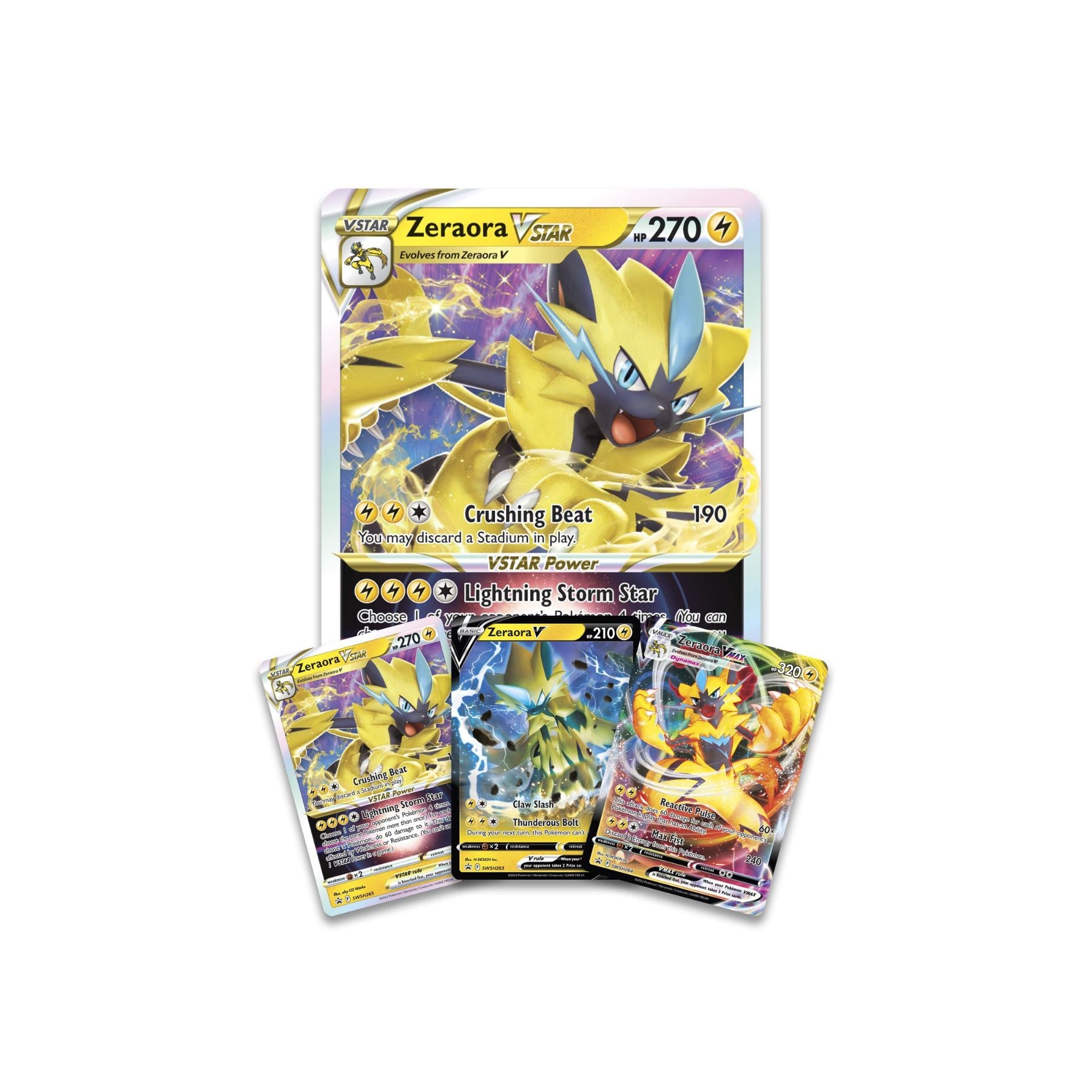 【即購入歓迎】ポケカ 200枚セット v,vmax,vstar,ex Amazon.com: Pokemon TCG: Zeraora VMAX VSTAR Battle Box
