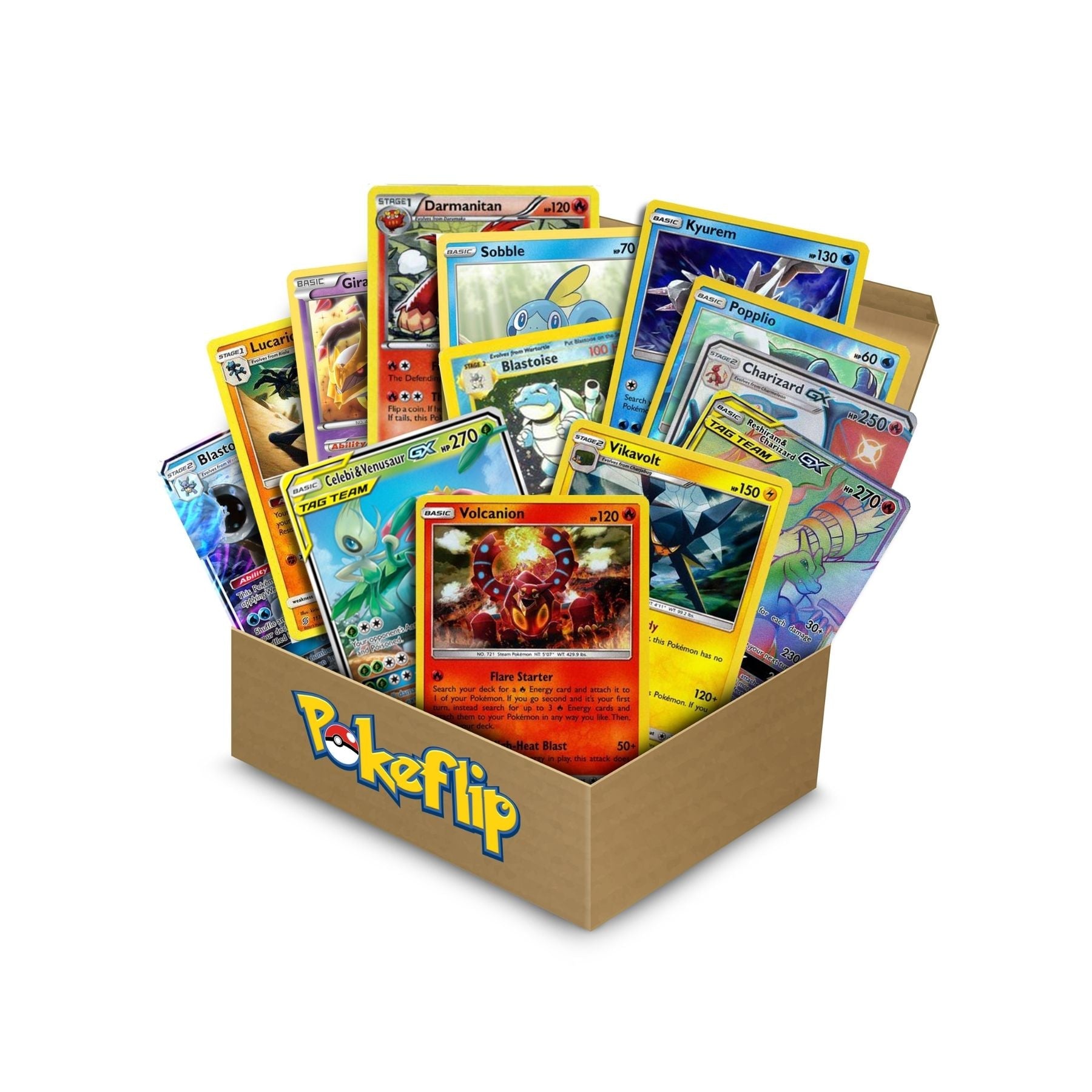 100 Single Cards Pokemon Mystery Box