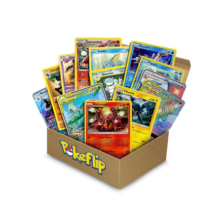100 Single Cards Pokemon Mystery Box