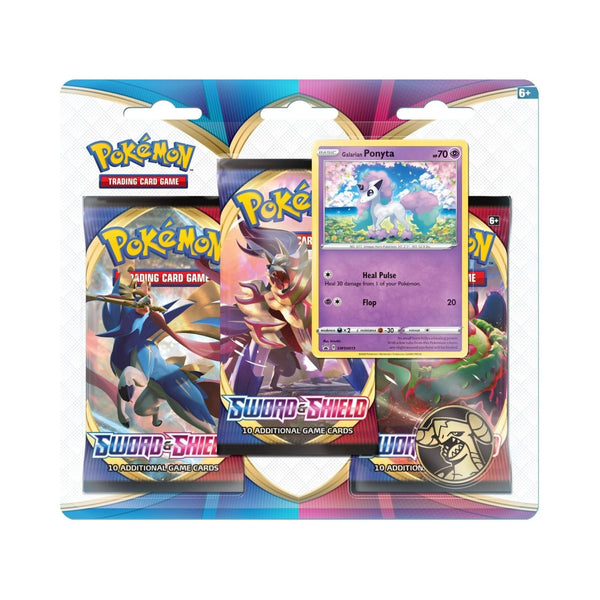 Pokemon | Sword & Shield | 3 Pack Blister Ponyta