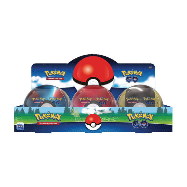 pokemon ball trading card game tin GO | Poké Tins | Display of 6 including the Pokémon TCG Version:Final Fantasy XIV: Scions & Spellcraft Ravensburger details ninth Disney Zendikar